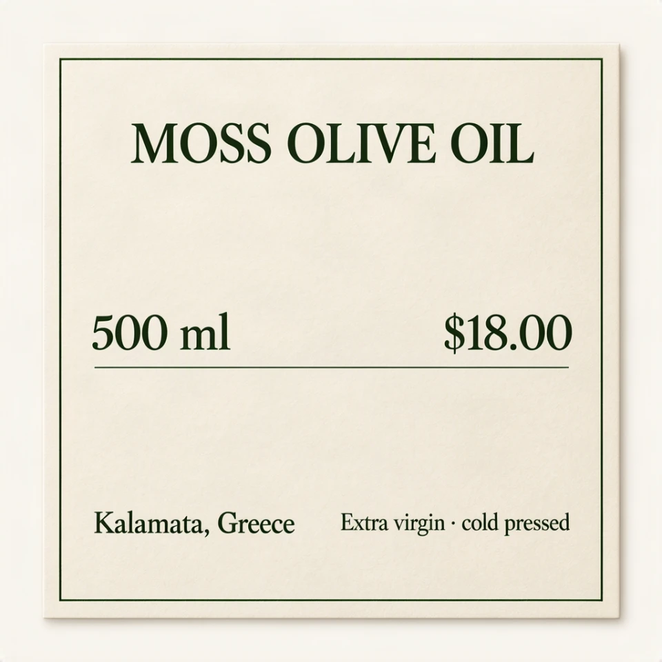 Shelf price label — MOSS-Image benchmark output