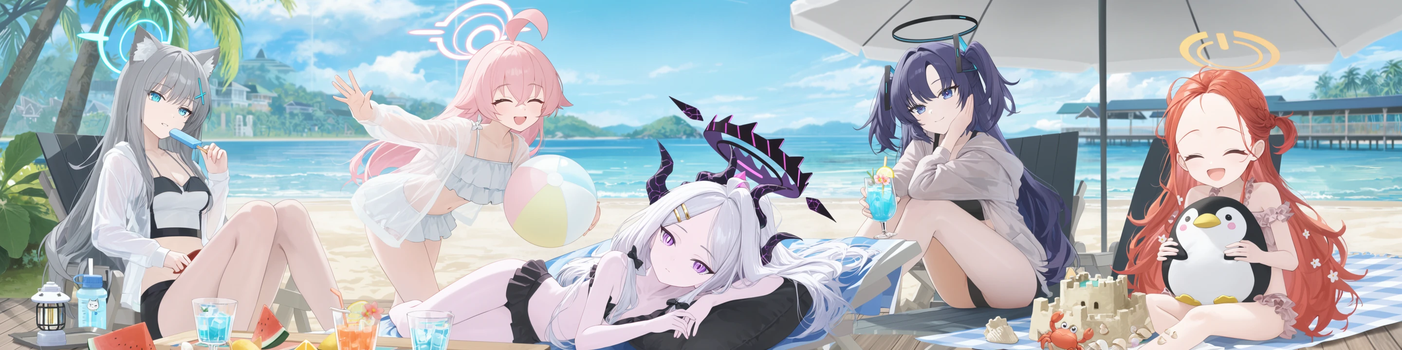 Ultra-wide beach banner